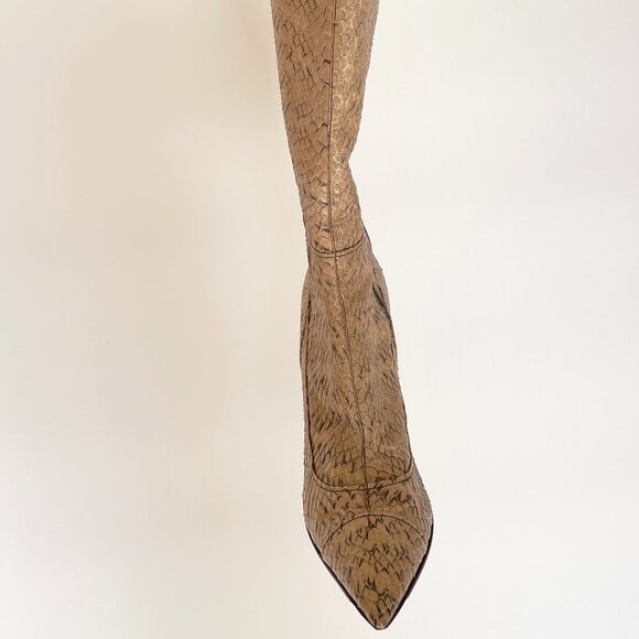 Vintage Miu Miu Snakeskin Boots - Picture 3 of 6